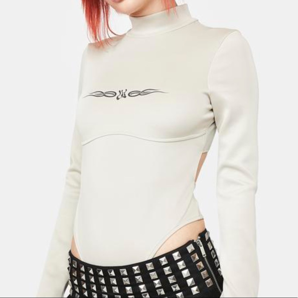 NWT Local Heroes Cutout Bodysuit
